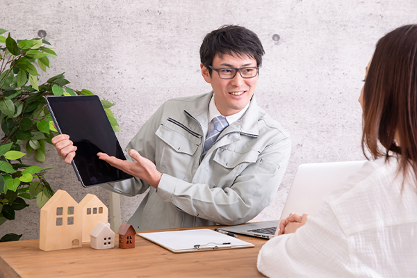 見積もり内容を綿密に打ち合わせ